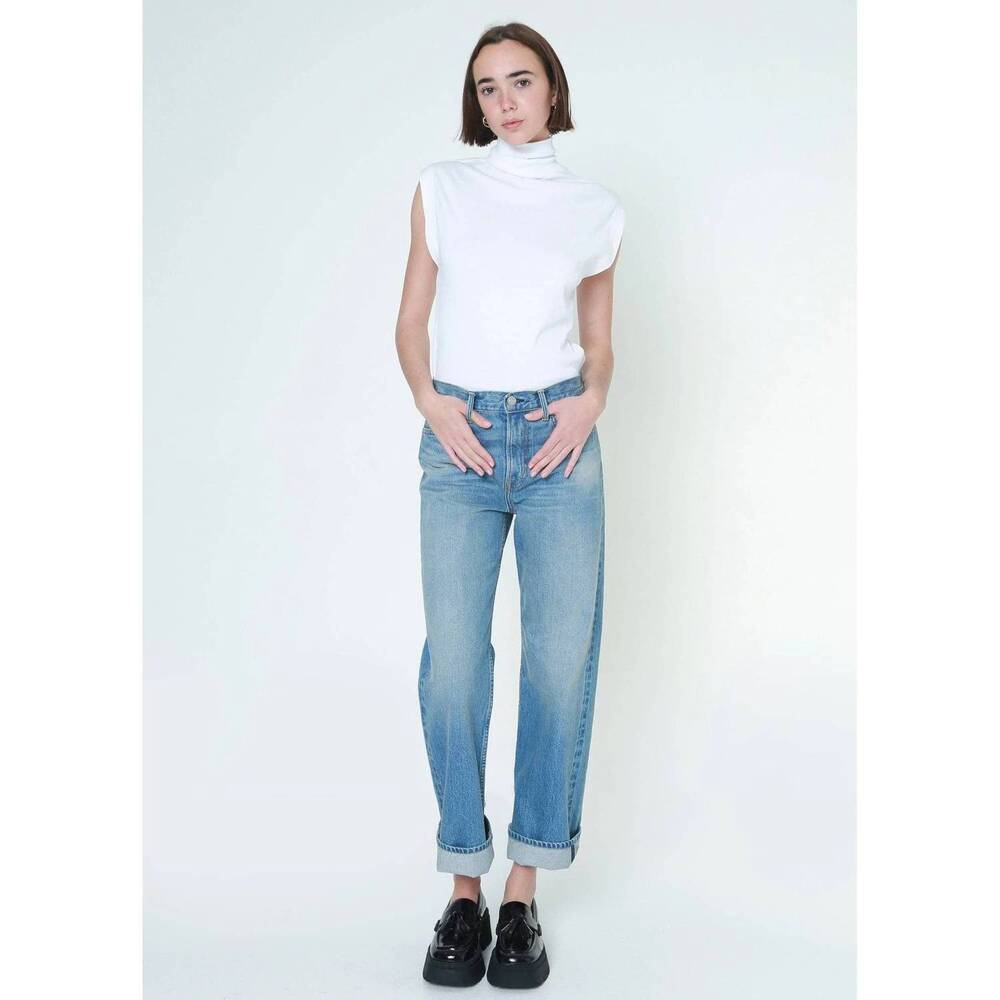 NEW NOEND selma loose straight jeans in philadelphia wash